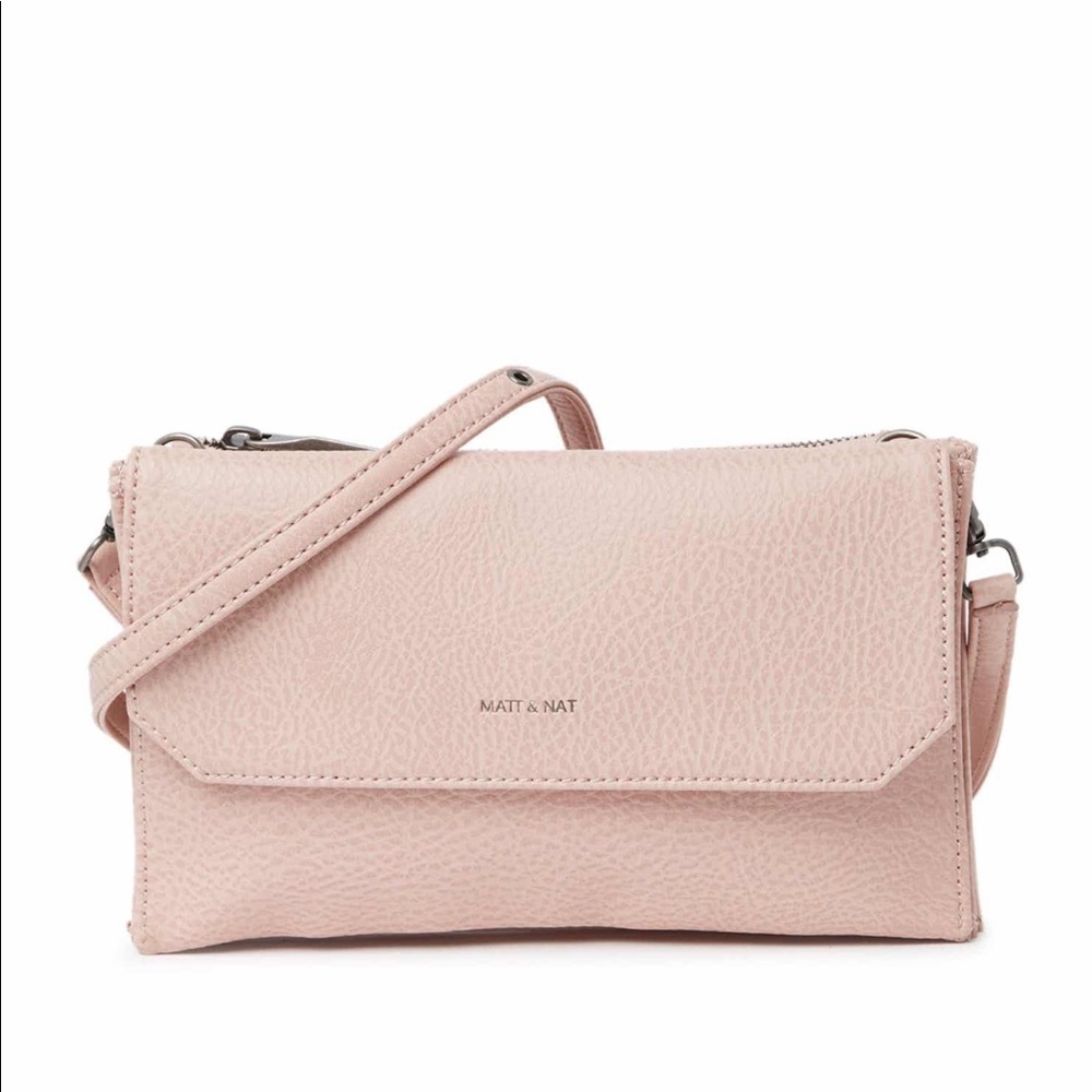 Matt & Nat Dwell Suky Vegan Leather Bag, Pink, NWT - Picture 3 of 15